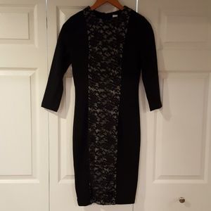 Venus black lace dress